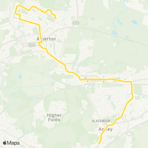 Bee Network St Mary's High School - Hillside Avenue map