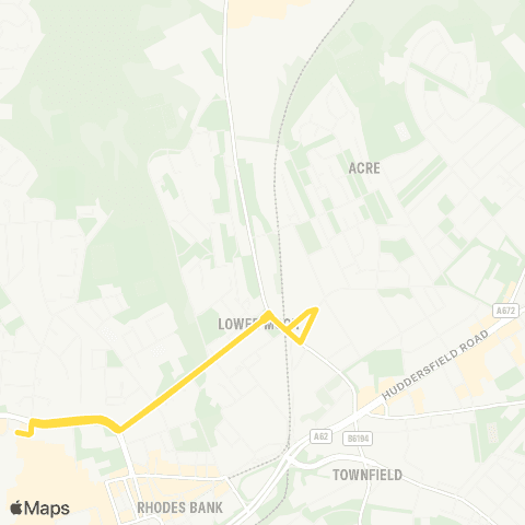 Bee Network Oldham Bus Station - Oldham Bus Station map