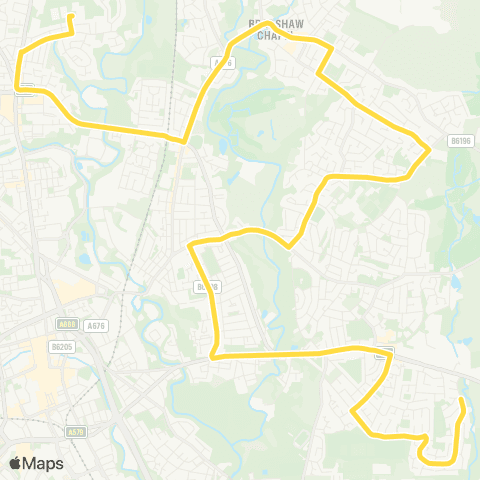 Bee Network Sharples High School - Mendip Drive map