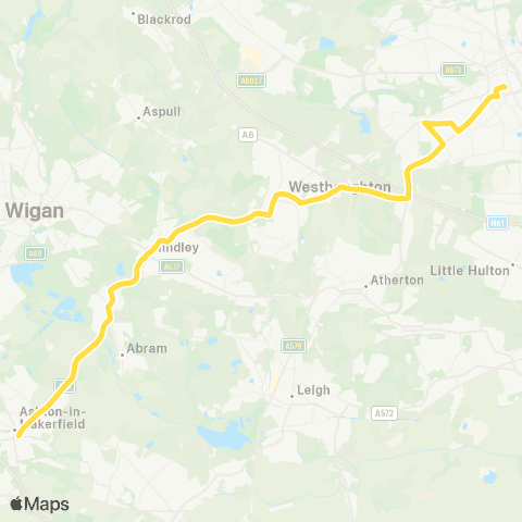 Bee Network The Gerard Centre - Bolton Interchange map