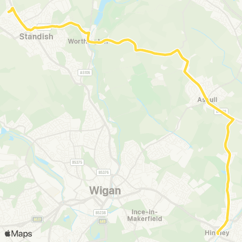 Bee Network Albert St - Standish Community HS map