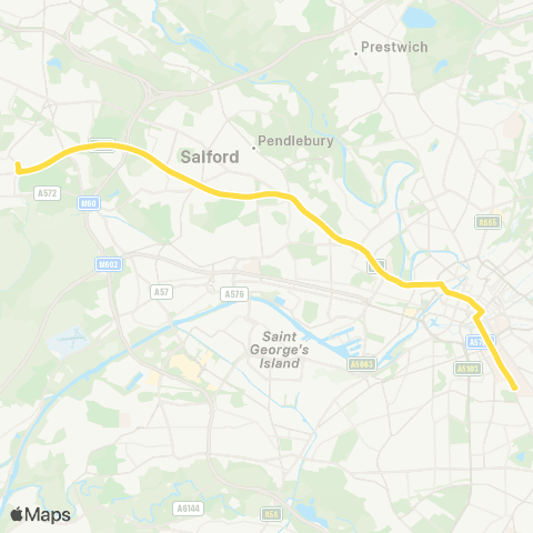Bee Network Longwall Av - Manchester Royal Infirmary map