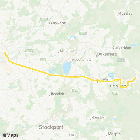 Bee Network Piccadilly - John Kennedy Road map