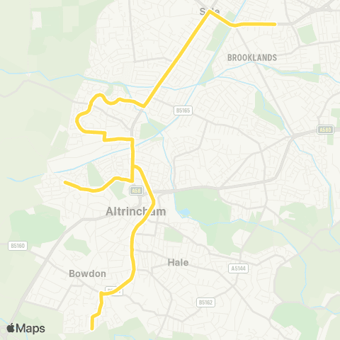 Bee Network Sale Grammar School - Bow Lane map