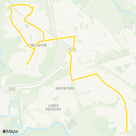 Bee Network Manor Road - Werneth School map