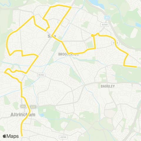 Bee Network Stamford Road - Rackhouse Road map