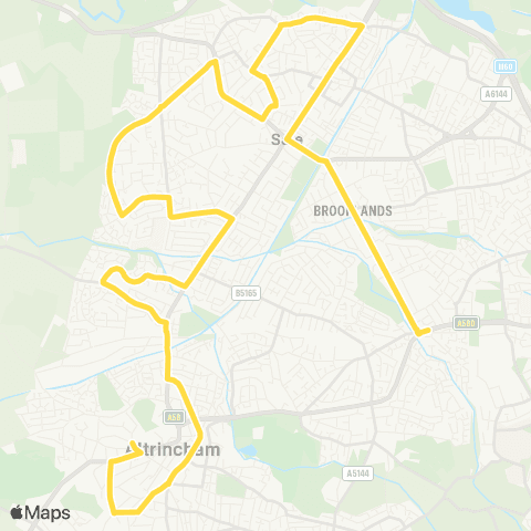 Bee Network St Margaret's Road - Shady Lane map