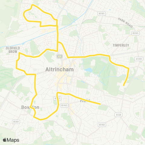 Bee Network Cemetery - Altrincham College of Arts map