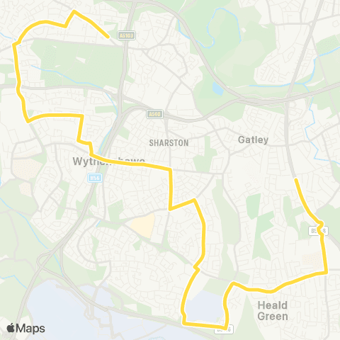 Bee Network Broadway - Shevington Gardens map