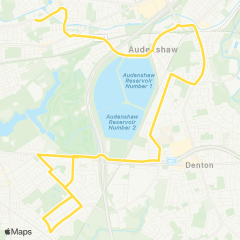 Bee Network Hulme Road - Latrobe Street map
