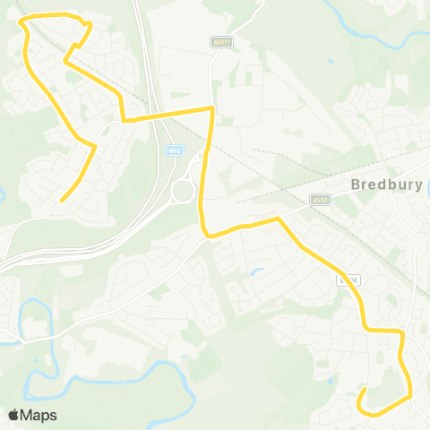 Bee Network Manor Road - Werneth School map
