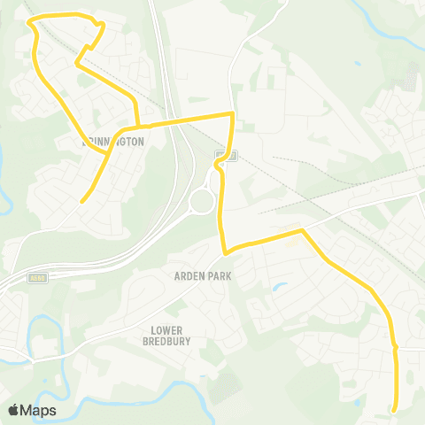Bee Network Manor Road - Werneth School map