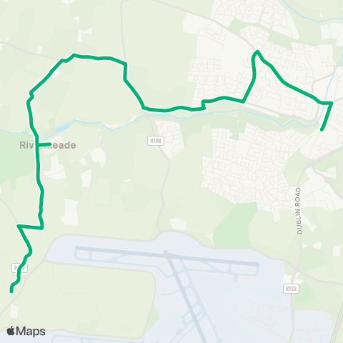 TFI Local Link Knocksedan - Swords map