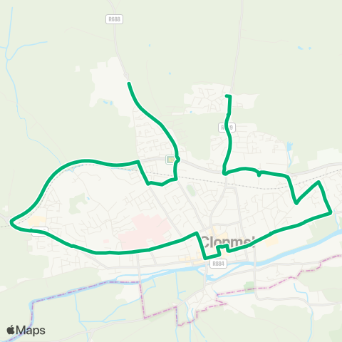 TFI Local Link Crann Ard - Ard Gaoithe Business Park map