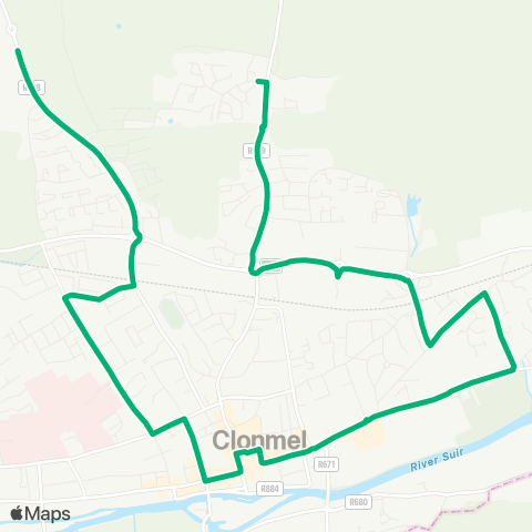 TFI Local Link Crann Ard - Ard Gaoithe Business Park map