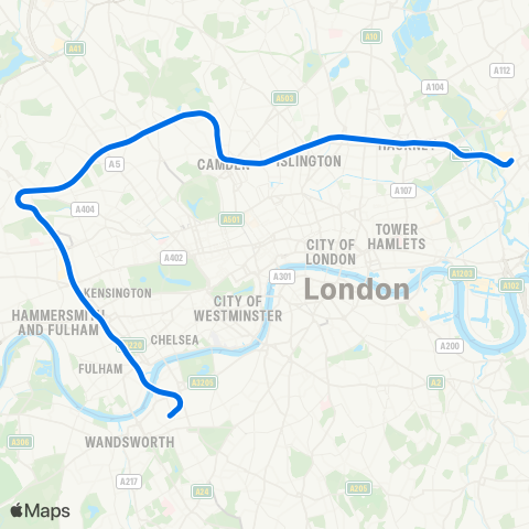 TfL & NR Mildmay map