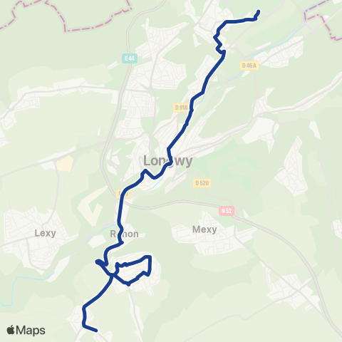 TGL Heumont-Cutry - Pôle Europe map