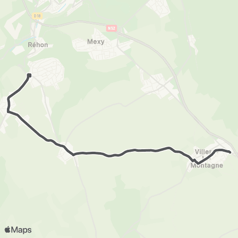 TGL - Scolaire Villers la Montagne-Collège Brossolette map