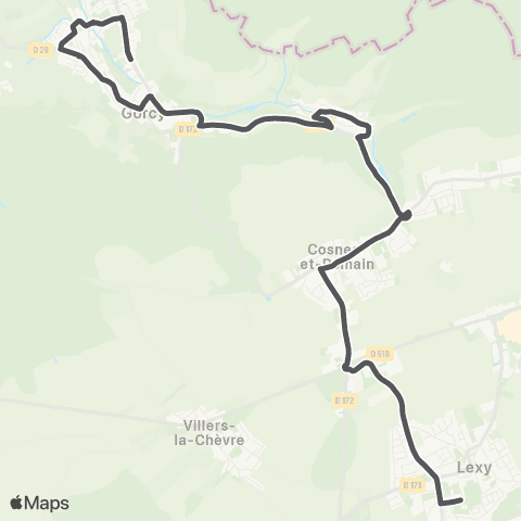 TGL - Scolaire Gorcy-Collège Emile Gallé map