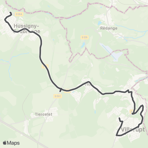 TGL - Scolaire Hussigny-Collège Théodore Monod map