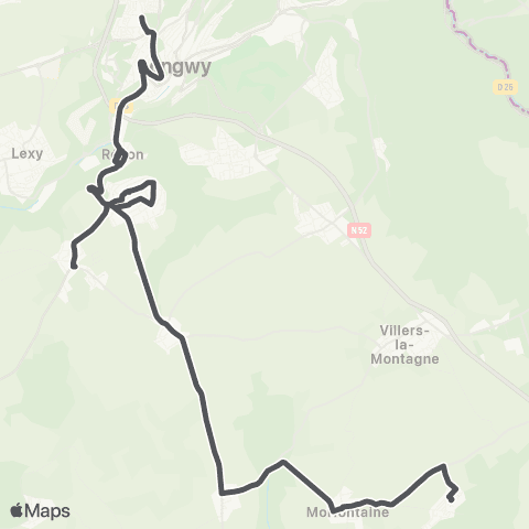 TGL - Scolaire Morfontaine-Lycée Mézières map