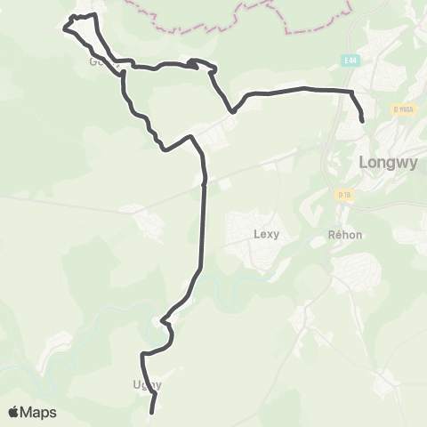 TGL - Scolaire Gorcy-Lycée Mézières map
