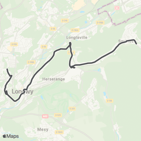 TGL - Scolaire Saulnes-Lycée Mézières map