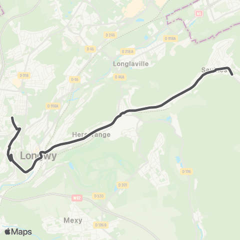 TGL - Scolaire Saulnes-Lycée Mézières map
