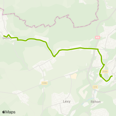 TGL Ville Houdlémont-Longwy-Bas map
