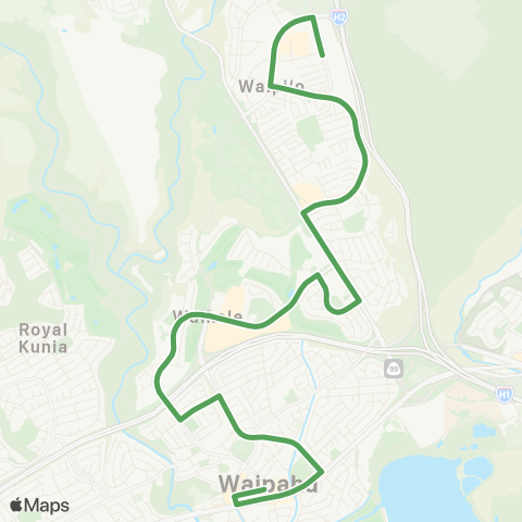 TheBus Waipahu-Waikele Shopping Center map