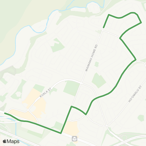 TheBus Momilani-Pearl Highlands map