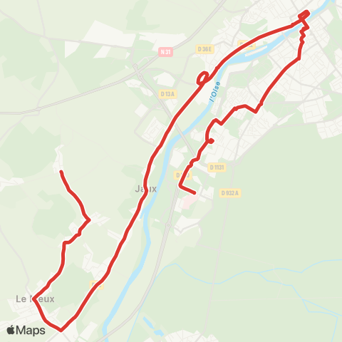AlloTIC - TAD Jaux-Compiègne map
