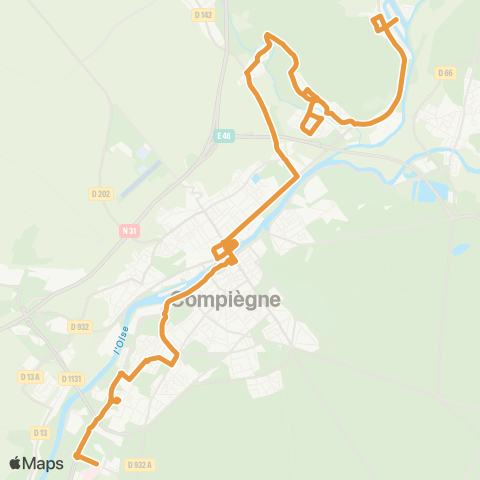 AlloTIC - TAD Janville-Compiègne map