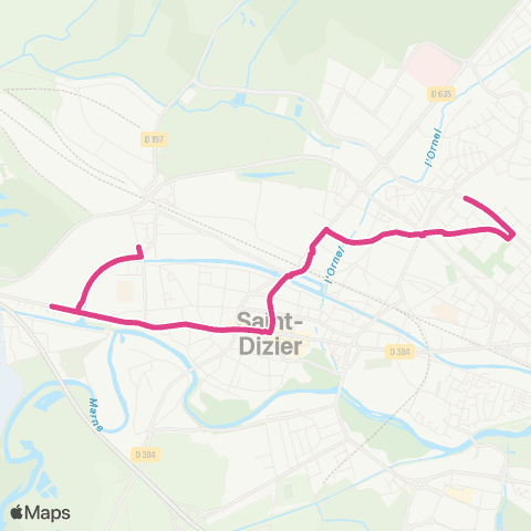 Ticéa Renfort 1 : Molière / Lycées St-Exupéry et Blaise-Pascal / Collège Anne-Frank map