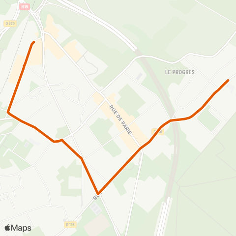 Île-de-France Mobilités Gare de Boissy-St-Léger <> Amédée Dunois map