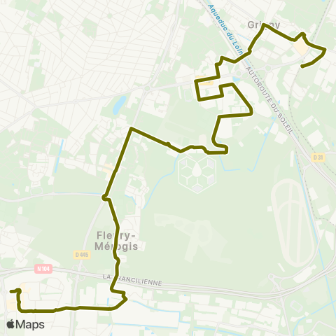 Île-de-France Mobilités ZI Croix Blanche <> Tuileries map