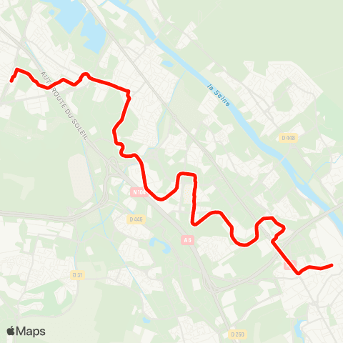 Île-de-France Mobilités Gare de Corbeil-Essonnes / e. Zola <> La Treille map