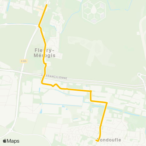 Île-de-France Mobilités Rue des Clos <> Résidence map