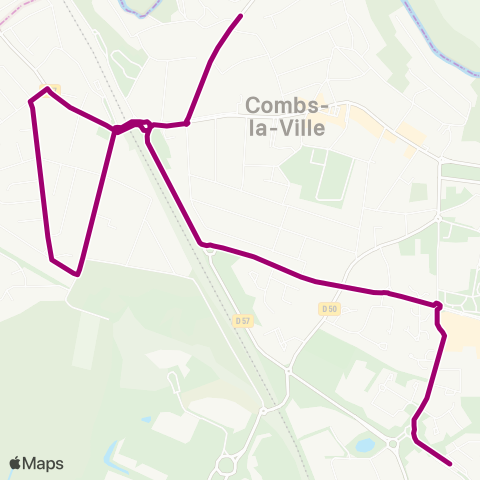 Île-de-France Mobilités Lycée Jacques Prévert <> ZAC de la Couture map