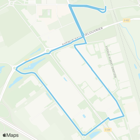 Île-de-France Mobilités Gare de Lieusaint Moissy <> Gare de Lieusaint Moissy map