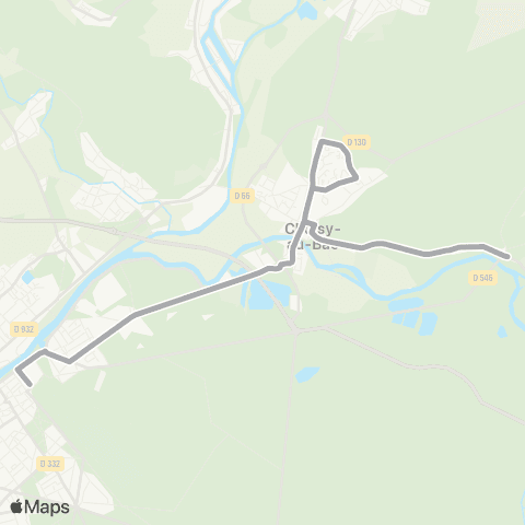 TIC - Réseau scolaire Collège Ferdinand Bac - Choisy au Bac map