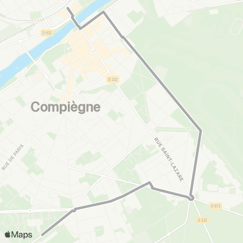 TIC - Réseau scolaire Lycées de Compiègne map