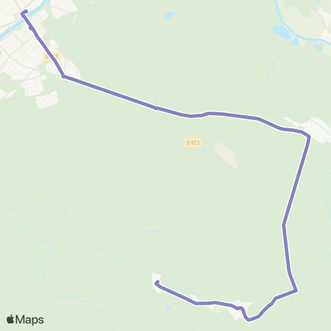 TIC - Réseau interurbain Compiègne - Saint Jean aux Bois map