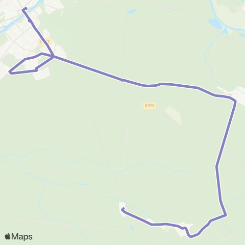 TIC - Réseau interurbain Compiègne - Saint Jean aux Bois map