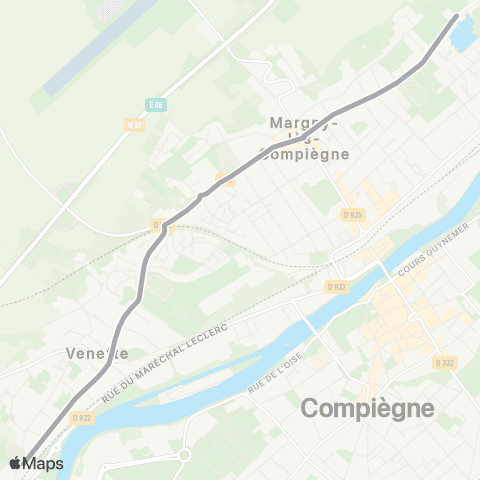 TIC - Réseau scolaire Collège Claude Debussy - Margny Lès Compiègnes map