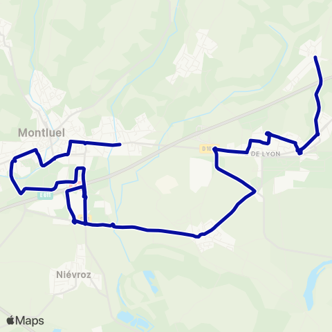 TICO TICO Bus 3CM map