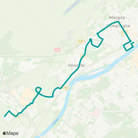 TIC - Réseau urbain Multiplexe - Bellicart map