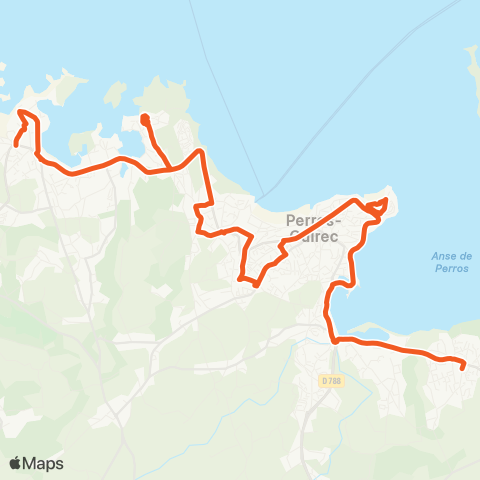 TILT Louannec - St-Quay-Perros - Perros-Guirec - Trégastel map