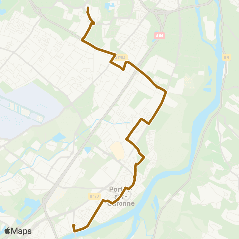 Tisséo Basso Cambo / Portet H. Boucher map