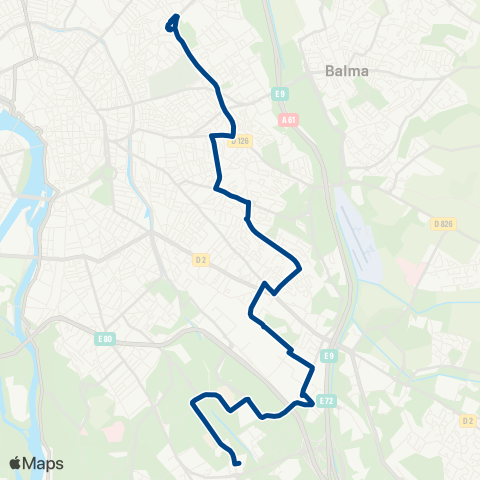 Tisséo Jolimont / Ramonville map